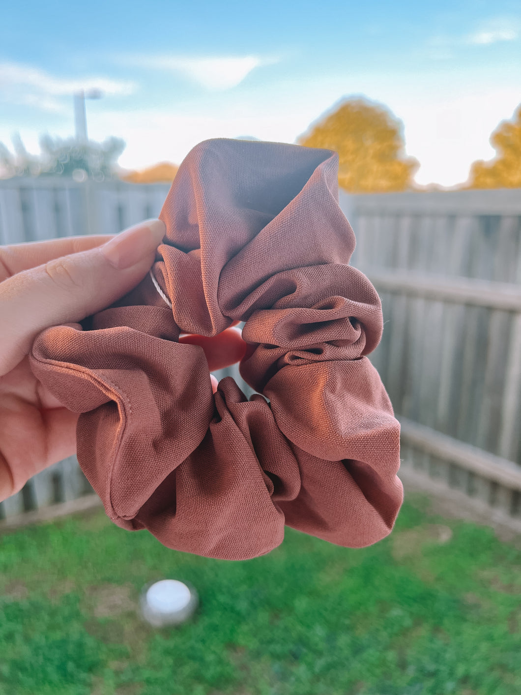 Burnt Orange XL Luxe Scrunchie