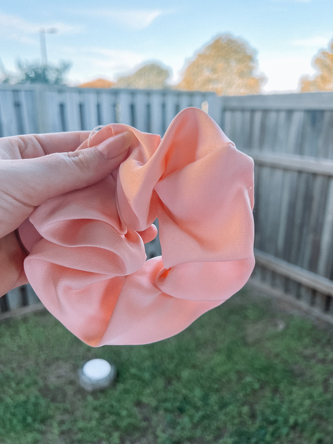 Pink Luxe Scrunchie