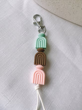 Load image into Gallery viewer, MIA TRIO BEADED KEYCHAIN
