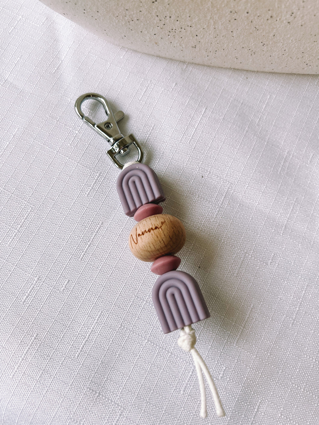 NANNA DREAM BEADED KEYCHAIN