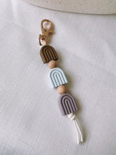 Load image into Gallery viewer, TARA TRIO BEADED KEYCHAIN
