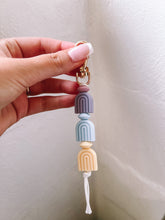 Load image into Gallery viewer, CORY TRIO BEADED KEYCHAIN
