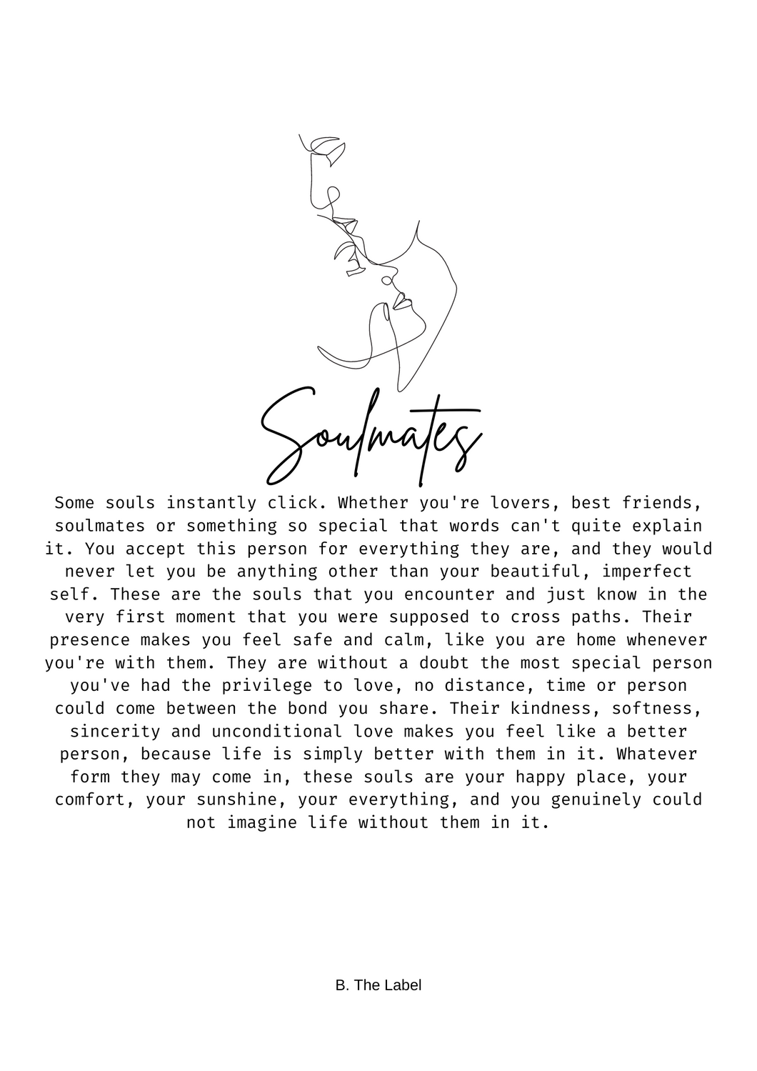 SOULMATES DOWNLOADABLE PRINT